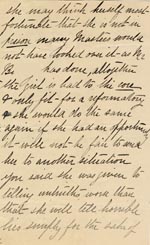 Image of Case 1269 5. Letter from A's first employer c. early October 1890
 page 3