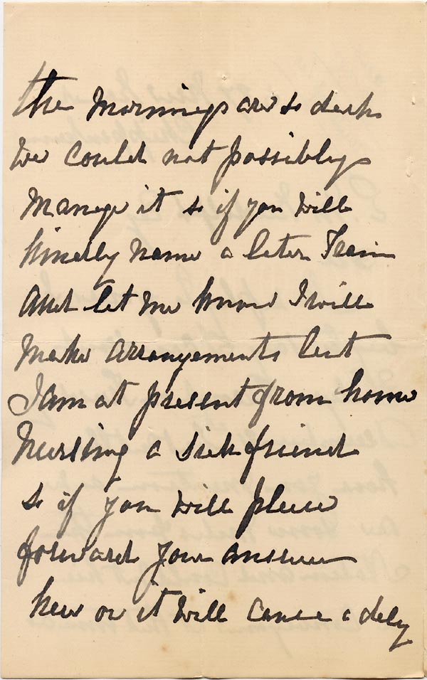 Large size image of Case 1294 14. Letter from Miss Wheeler to Revd Edward Rudolf  26 December 1895 
 page 2