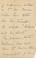 Image of Case 1294 18. Letter from Miss Lamb, Guildford Home to Revd Edward Rudolf  15 March 1898
 page 2