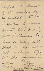 Image of Case 1294 21. Letter from Miss Lamb, Guildford Home to Revd Edward Rudolf  17 April 1898
 page 2