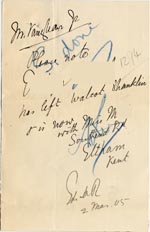 Image of Case 1294 31. Note concerning change of home  2 March 1905
 page 1
