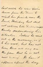 Image of Case 1399 13. Letter from Jersey Home for Working Lads 14 August 1893
 page 2