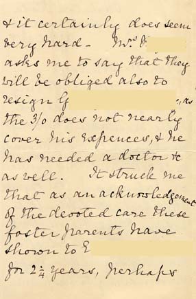 Large size image of Case 2258 9. Letter from Miss Fell  21 April 1892
 page 2
