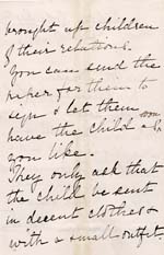 Image of Case 2258 2. Letter from Miss Cholmeley 17 December 1889
 page 2