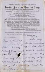 Image of Case 2258 3. Letter from Beccles, Suffolk 18 December 1889
 page 1