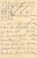 Image of Case 2258 6. Letter from Beccles, Suffolk 8 April 1892
 page 1