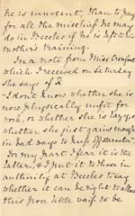 Image of Case 2258 10. Letter from Miss Fell 13 February 1893
 page 5