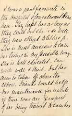 Image of Case 2434 2. Letter from Miss D. 19 April 1890
 page 2