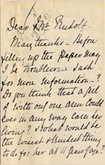 Image of Case 2434 3. Letter from Miss D. c. 23 April 1890
 page 1