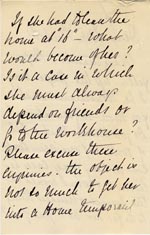 Image of Case 2434 3. Letter from Miss D. c. 23 April 1890
 page 2