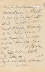 Image of Case 2434 7. Letter from Miss D. 1 January 1893
 page 2