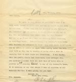 Image of Case 2434 11. Reply to Mrs Cameron 6 October 1904
 page 1