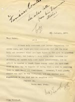 Image of Case 2434 14. Reply to Miss Whitlock  6 January 1905
 page 1
