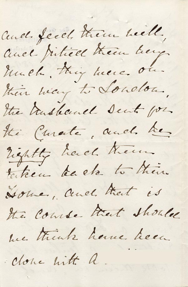 Large size image of Case 2716 11. Letter from Mrs Fenton 25 February 1891
 page 2