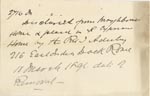 Image of Case 2716 13. Note concerning removal from home 18 March 1891
 page 1