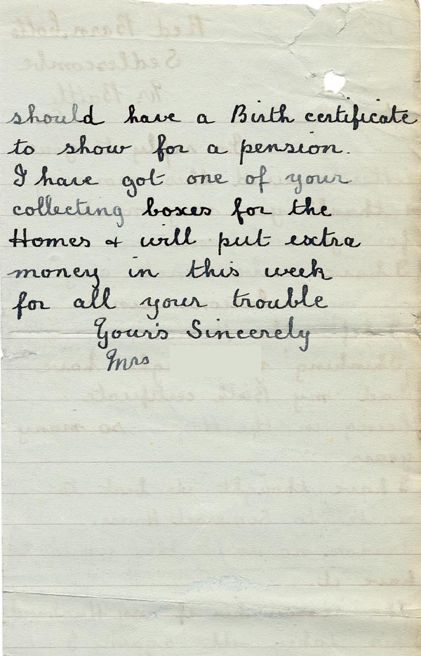 Large size image of Case 3271 66. Letter from F. 12 March 1942
 page 2