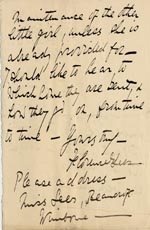 Image of Case 3271 4. Letter from Miss Lees to Edward Rudolf  28 February 1895
 page 2