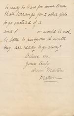 Image of Case 3271 6. Letter from Harrow Church Home to Edward Rudolf  11 April 1896
 page 2