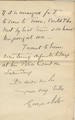 Image of Case 3271 9. Letter from F's employer, Miss G. Scott to Edward Rudolf  19 January 1907
 page 3