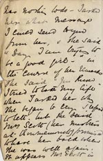 Image of Case 3271 22. Letter from Miss Gittens, Industrial Home, Fareham to Edward Rudolf  11 April 1907
 page 2