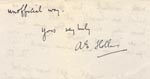 Image of Case 3271 29. Letter from Revd Hollins to Miss Maitland  1 October 1908
 page 3