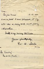 Image of Case 3271 61. Letter from F's employer  26 January 1927
 page 2
