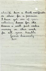 Image of Case 3271 66. Letter from F. 12 March 1942
 page 2