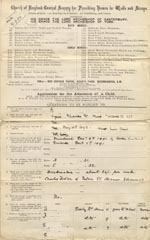 Image of Case 3303 1. Application to Waifs and Strays' Society 13 September 1892
 page 1