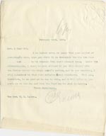 Image of Case 3303 4. Letter to Revd W.D. Lawson 14 February 1899
 page 1
