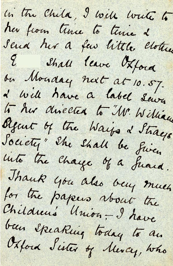 Large size image of Case 3392 6. Letter from Miss B. 16 December 1892
 page 2