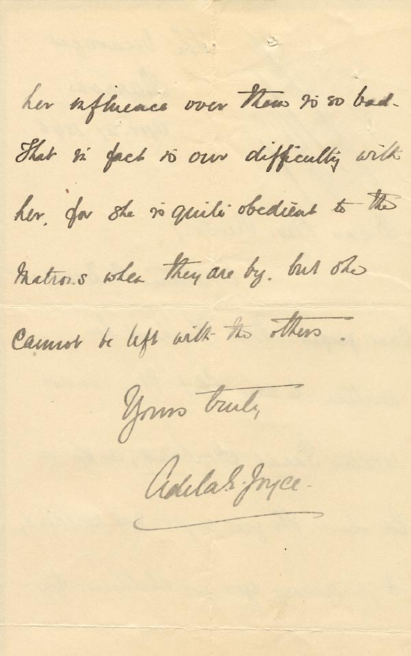 Large size image of Case 3574 4. Letter from the Vicarage at Harrow 27 April 1896
 page 2