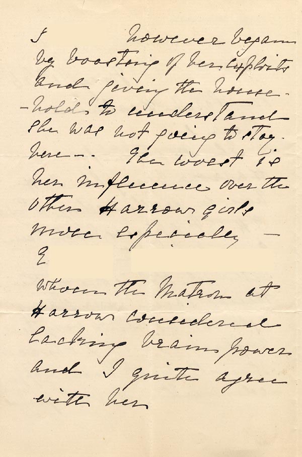 Large size image of Case 3574 6. Letter from Elm Grove Orphanage 11 May 1896
 page 2