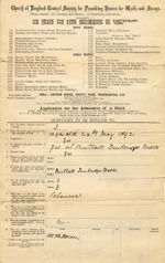 Image of Case 3574 1. Application to Waifs and Strays' Society 30 March 1893
 page 1