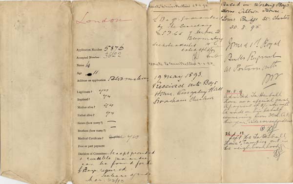 Large size image of Case 3623 2. Application to Waifs and Strays' Society (W) c. May 1893
 page 4