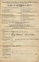 Image of Case 3623 1. Application to Waifs and Strays' Society (C) c. May 1893
 page 1