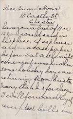 Image of Case 3623 4. Letter from S.B. Jacson of Kingsley Hall 19 July 1893
 page 2