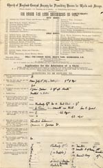Image of Case 3628 1. Application to Waifs and Strays' Society 27 March 1893
 page 1
