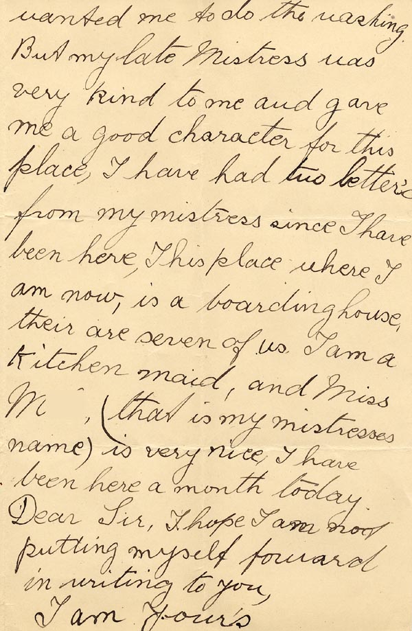 Large size image of Case 3695 9. Letter from E. 14 November 1902
 page 2