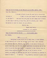 Image of Case 3695 7. Copies of letters to Miss Faulkner and E's employer 28 March 1898
 page 1