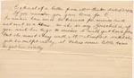 Image of Case 3737 7. Extract of letter from Mrs Fenton  6 September 1900
 page 1