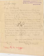 Image of Case 3967 2. Letter from the Manchester Branch Waifs and Strays  21 November 1893
 page 1
