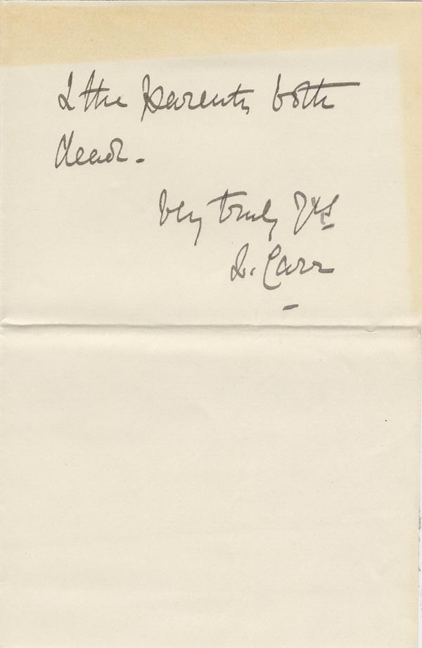 Large size image of Case 4129 6. Letter from St. Nicholas' Home, Byfleet 21 April 1894
 page 2