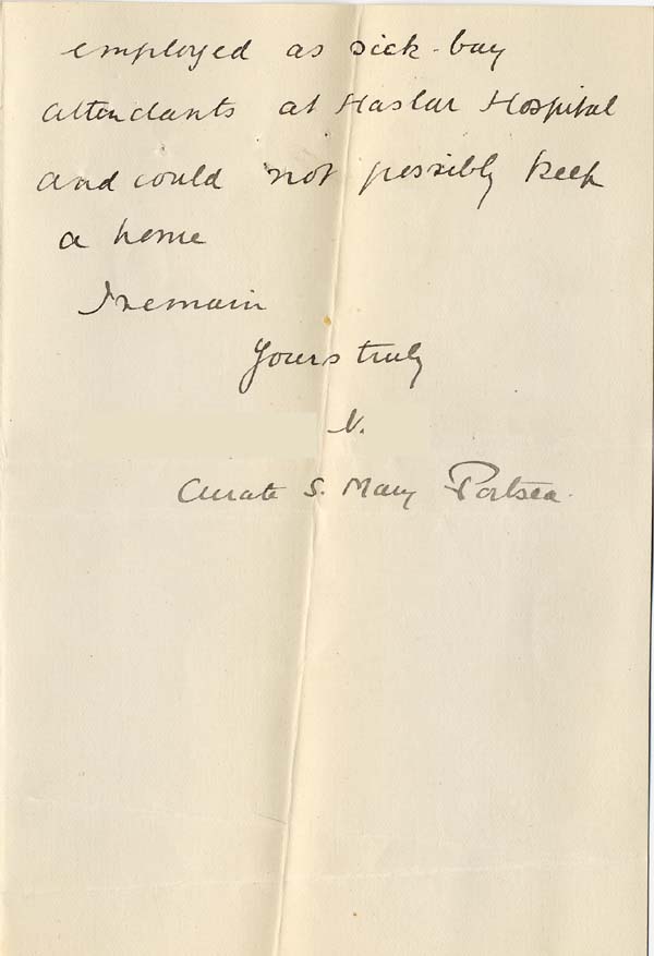 Large size image of Case 4166 2. Letter from Revd N.  15 February 1894
 page 3