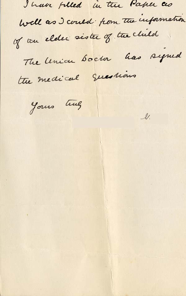Large size image of Case 4166 3. Letter from Revd N.  21 February 1894
 page 2