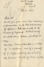 Image of Case 4166 2. Letter from Revd N.  15 February 1894
 page 1