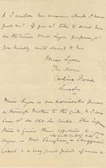 Image of Case 4215 7. Letter from W. Neale to Miss Butler, St Saviour's Home  13 June 1896
 page 2