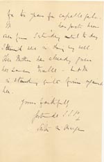 Image of Case 4215 8. Letter from Sister-in-Charge, St Mary's Home to Miss Butler, St Saviour's Home  15 June 1896
 page 3