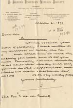 Image of Case 4220 2. Letter from Revd J. 21 March 1899
 page 1