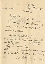 Image of Case 4220 3. Letter from Revd E. 15 April 1899
 page 1