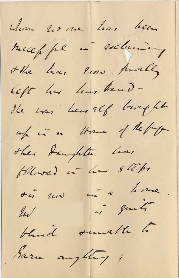 Large size image of Case 4488 3. Letter from St. Giles' Vicarage 16 October 1894
 page 2